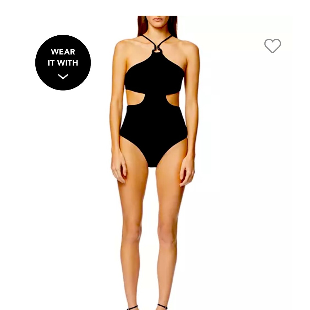 NWT super flattering Cut out bodysuit Herve Léger!